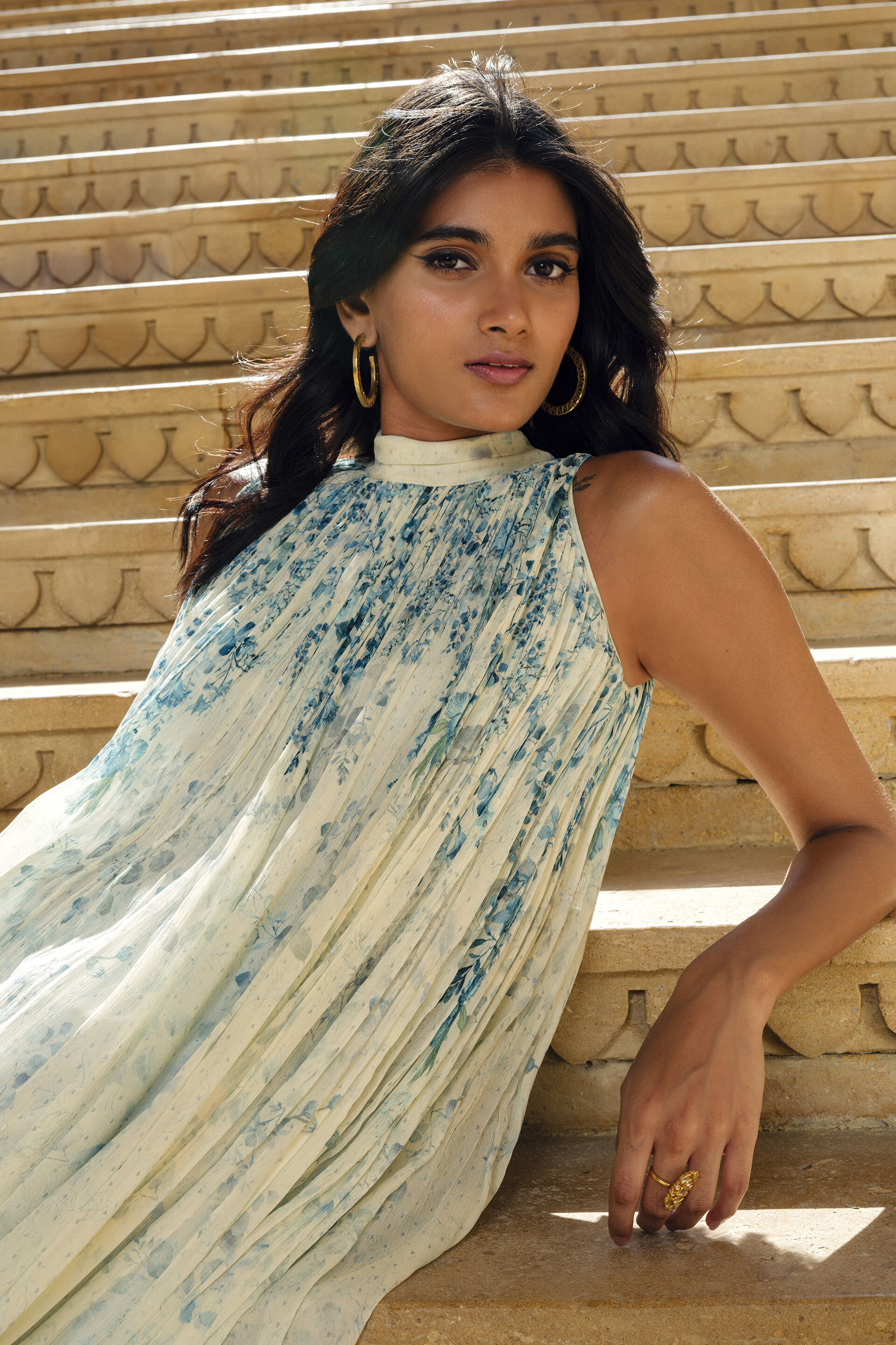 Aluma Gown - Powder Blue, Blue, image 6